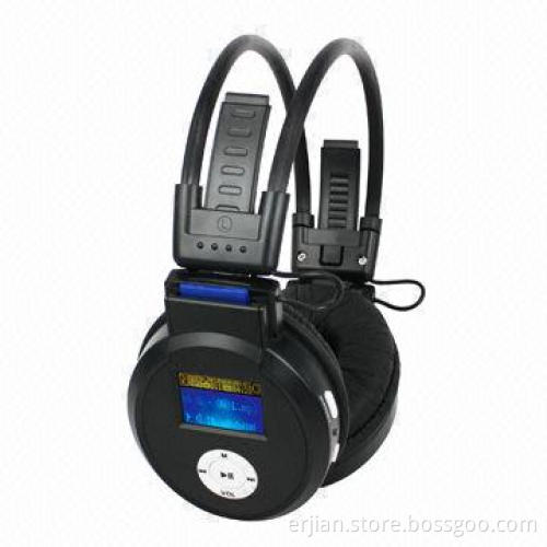 Factory Supply Custom Wireless Headphones with SD Card Slot, FM Radio, OEM